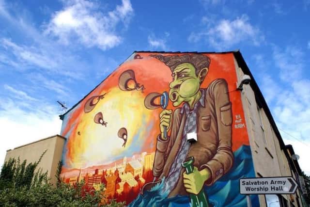 Shawn Sharpe, from Preston, painted this mural on Adelphi Street.

Photo credit: Bernie Blackburn