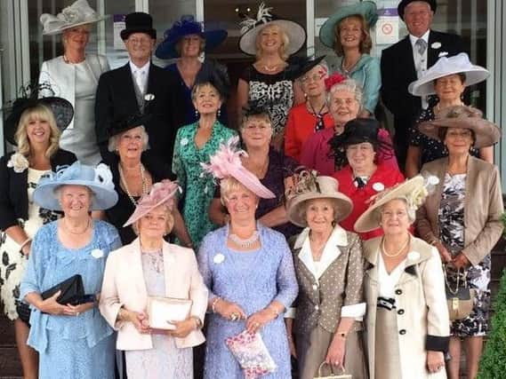 The ladies on their annual trip to the Royal Ascot which will help raise funds for Rosemere Cancer Charity