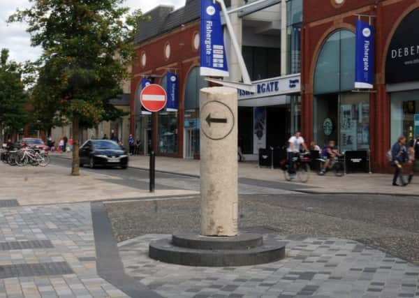 An artist's impression of Fishergate Bollard extended to 6ft