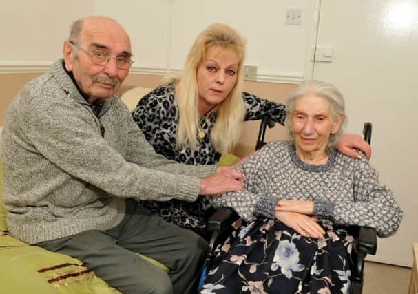 86 year old woman Teresa Brocklehurst was sent home by Chorley A&E after being told she just had a urine infection despite having a broken hip, with husband Joe and daughter Angela McNulty