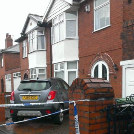 The scene of the stabbing