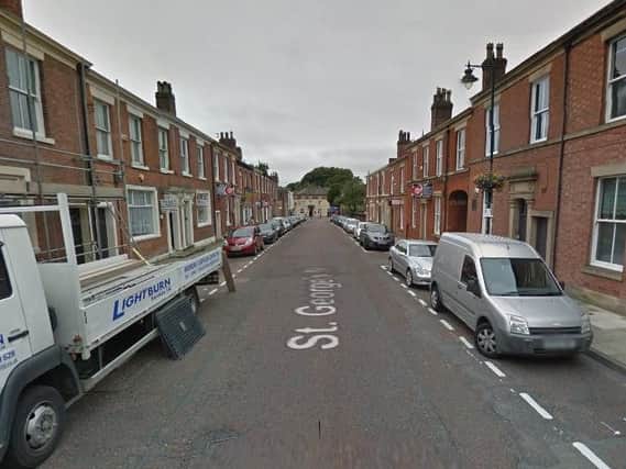 Three crews responded to the "persons reported" fire on St George's Street
Pic: Googlemaps