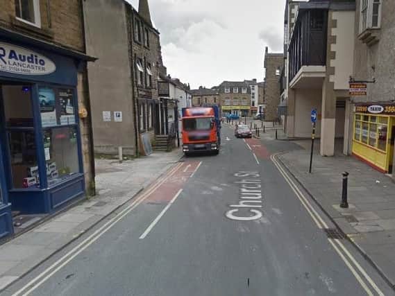 The 36-year-old victim was walking with two friends along Church Street towards the Stonewall Tavern.
Pic: Googlemaps