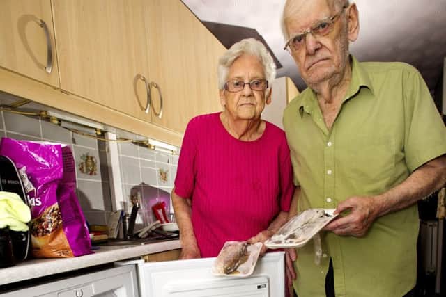 Alan and Marion Johnson, from Preston, were left with a freezer full of fish