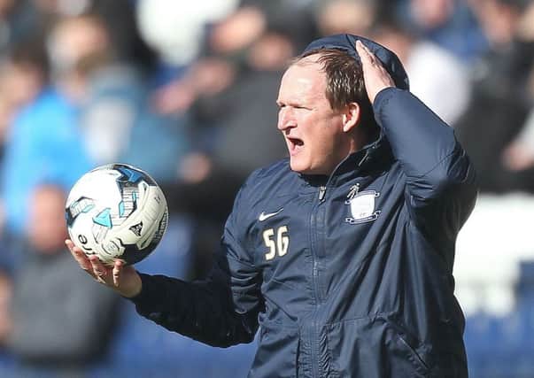 PNE boss Simon Grayson on the touchline in last week's draw with Nottingham Forest