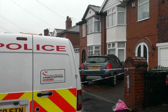 The scene of the fatal stabbing in Hindley