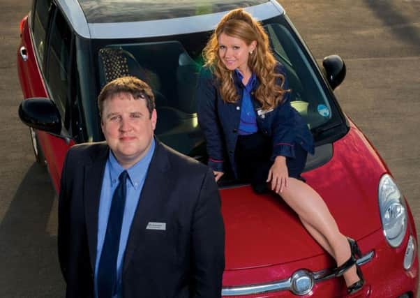 Peter Kay and Sian Gibson star in Car Share.