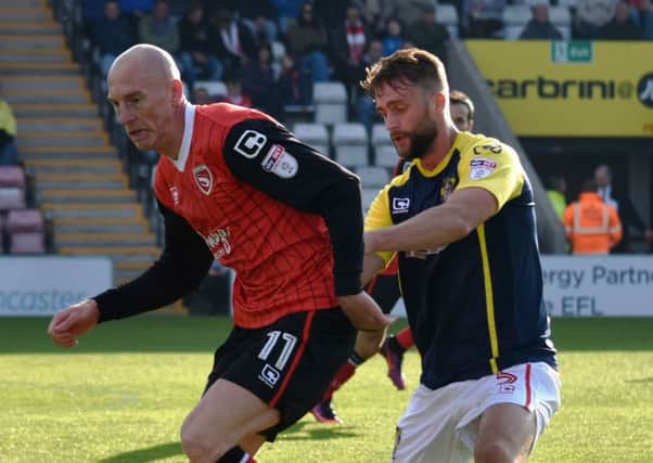 Morecambe were beaten at home by Stevenage in October
