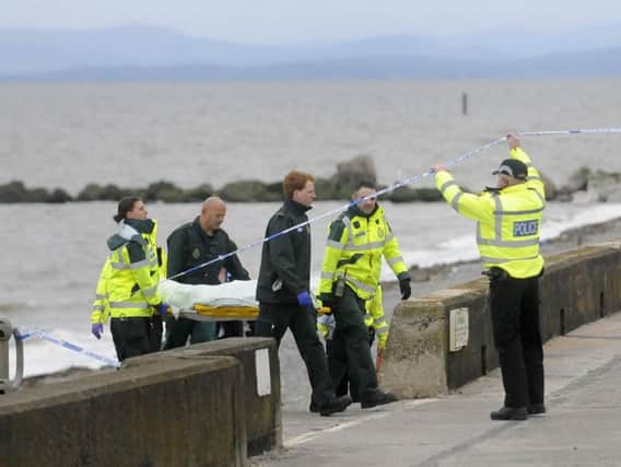 A body was found washed up on Rossall beach on April 7.
