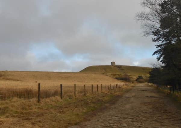 Rivington Pike,  hill summit on Winter Hill, part of the West Pennine Moors near Horwich. Taken by reader Margaret Fowler