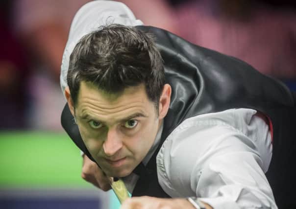 Ronnie O'Sullivan will be in action at the Crucible in Sheffield