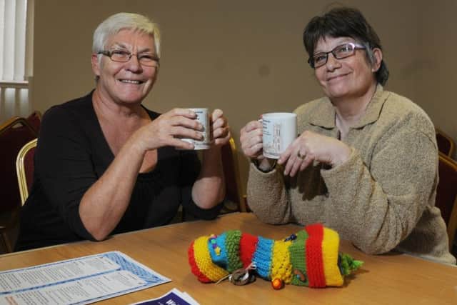 LEYLAND 05-04-17
Information and advice at the Dementia Hub taking place with Memories Meeitng Place, at Halls for All building, Leyland.