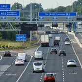 Traffic is predicted to be heavy on the M55 over the bank holiday weekend