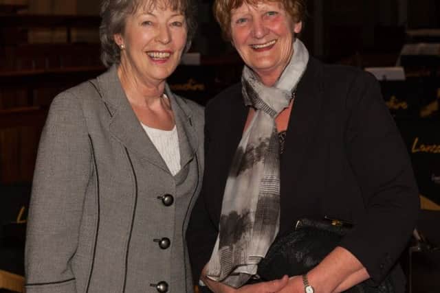 Anne Hayes and Margaret Harwood at Rosemere's Spring Concert for the charity's 20th anniversary