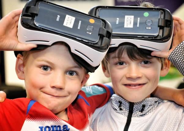 children  took part in a Global Coding Challenge at Computer Sciences Corp, Buckshaw Village