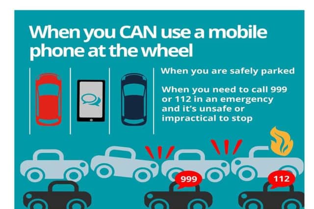 So mobile phone use while driving is illegal, but what other ...