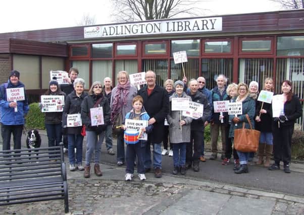 Adlington residents step up their protest to save their local libraries with a walk from Adlington to Chorley Library
