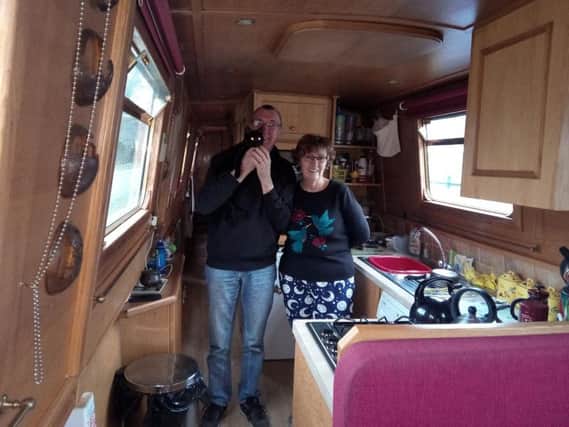 Les and Karleen Cross who live on the Lancaster Canal
