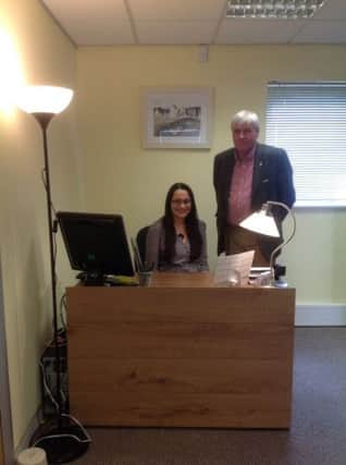 Elaine Taylor, Relate appointments officer, and CEO Fraser Nash