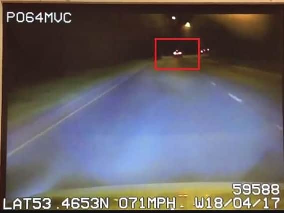 This driver was captured by police speeding on Blackpool Road
Pic: Lancs Road Police