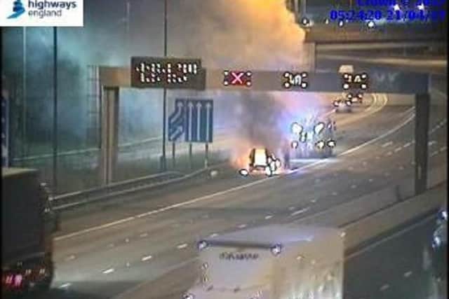 The accident happened at Junction 32
Pic: Highways England