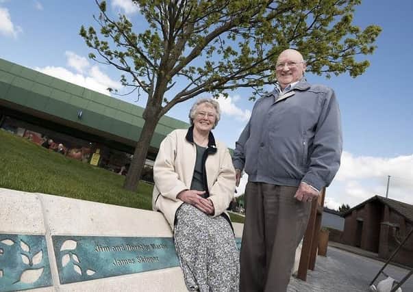 South Ribble Borough Council
Bamber Bridge Iron Tree plaques unveiling 
Jim & Dorothy Martin