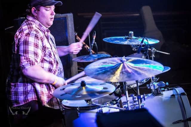 drummer Jordan Bates fom The Jonny Oates Band