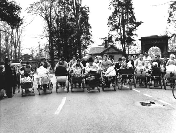 This photo from reader Frank Werrill of Leyland, was taken on Easter Monday in 1960 during the Leyland Pram Race