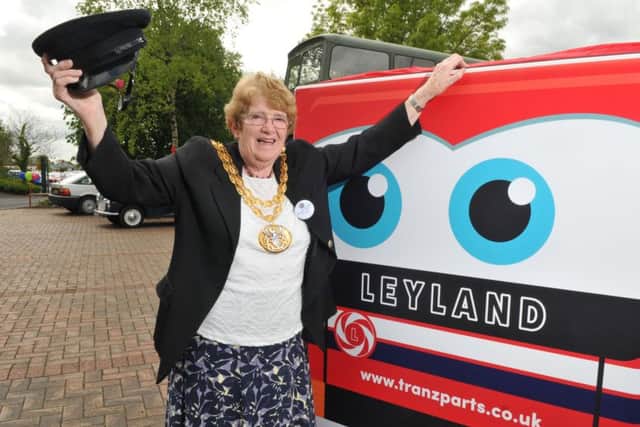 Photo Neil Cross
Official launch of the Leyland Truck Trail by Mayor of South Ribble, Coun Linda Woollard