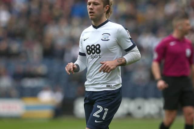 Stevie May in his first start for PNE since October 2015