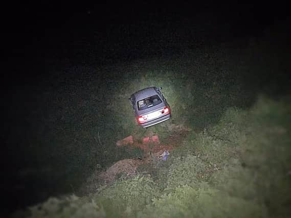 There was an unsuccessful getaway for this driver (Pic: Lancashire Road Police)