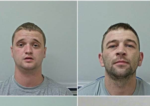 John Edwards and David Lee have been jailed for their part in brutal assaults and a kidnapping in Morecambe and Lancaster.