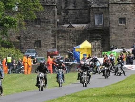 Hoghton Tower is the venue for a Motorcycle Sprint on Sunday, May 7