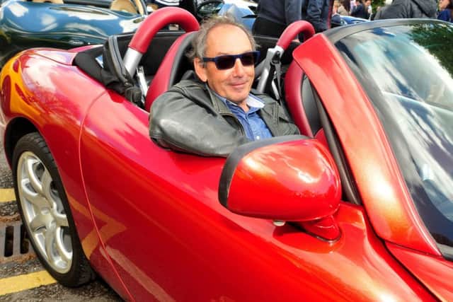 Keith Hume arrives in his TVR Tuscan at the Supercar Enthusiasts Show held at The Dressers Arms, Wheelton. Photo: David Hurst