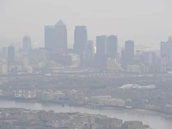 Air pollution over London