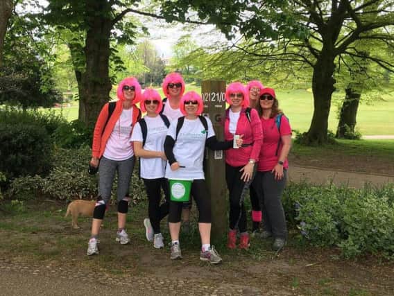 A team of staff from HMRC in Preston did the Guild Wheel walk in aid of St Catherine's Hospice