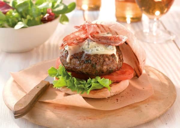 Booths recipe: Homemade burger with bacon and cheese