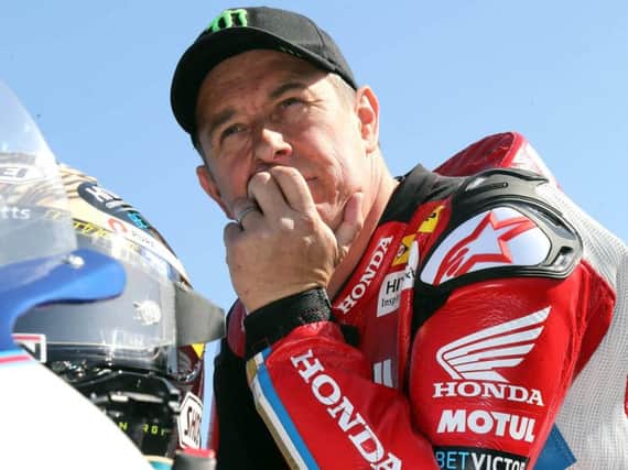John McGuinness ahead of qualifying at the North West 200. Picture: Stephen Davison  Pacemaker Press International