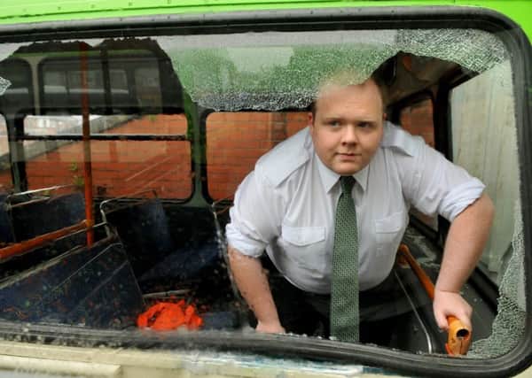 Photo Neil Cross
Thomas Calderbank of Preston Bus which has been hit by a spate of vandalism