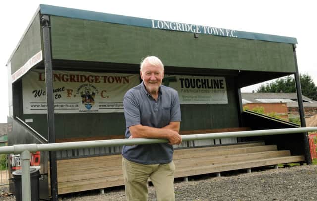 Chairman of Longridge Town Football Club Brian Parkinson is hoping to move a stand at the Mike Riding Ground