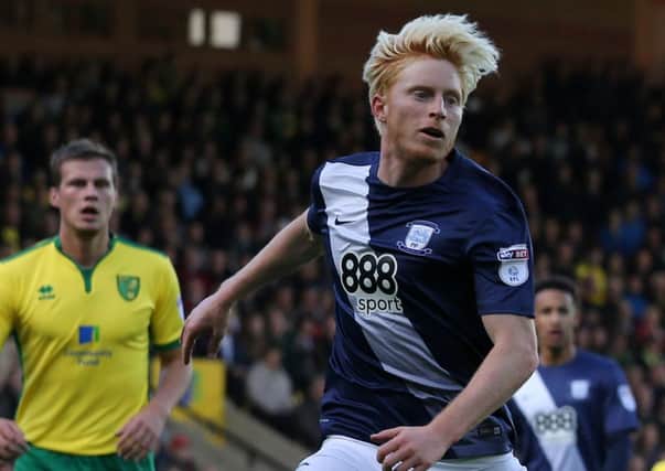 Ben Pringle in action for PNE at Norwich last October