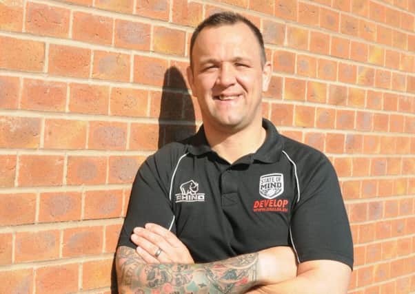 LEP  - 10-05-17
Danny Sculthorpe, former Wigan Warriors Rugby League player, talks about his life and battle with depression - feature for Mental Health Awareness Week.