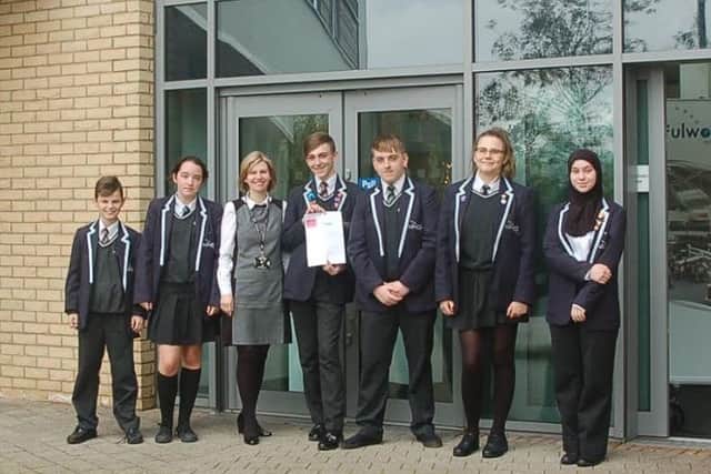 Fulwood Academy's Debating Society with the Talk the Talk - Confident Communication for life award