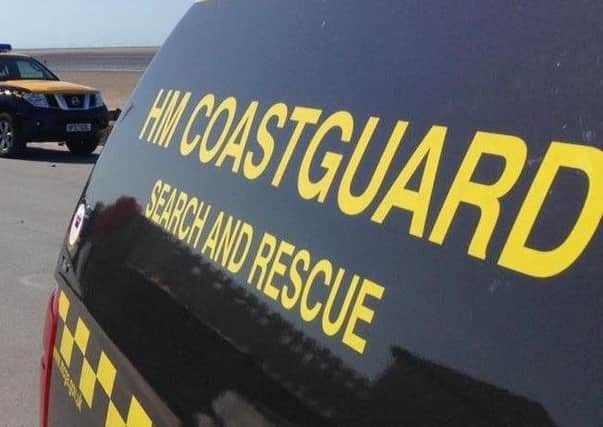 Morecambe Coastguard team was called out to reports of lights seen near the stone jetty.