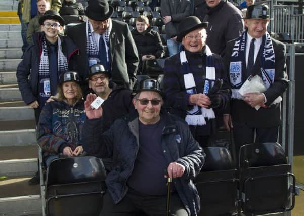 PNE fans on Gentry Day at Fulham