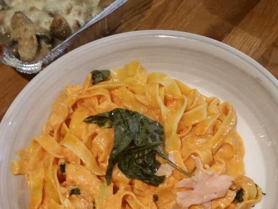 Fabio's Real Italian - the salmon pasta