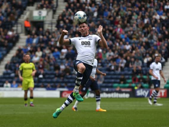 Alan Browne in action for PNE