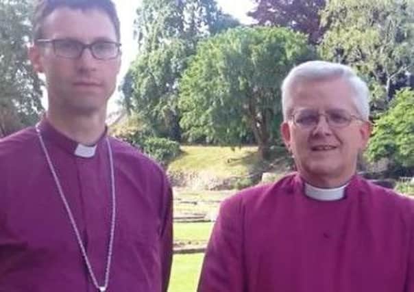 Bishop of Blackburn Julian Henderson (right) and the Bishop of Burnley Philip North