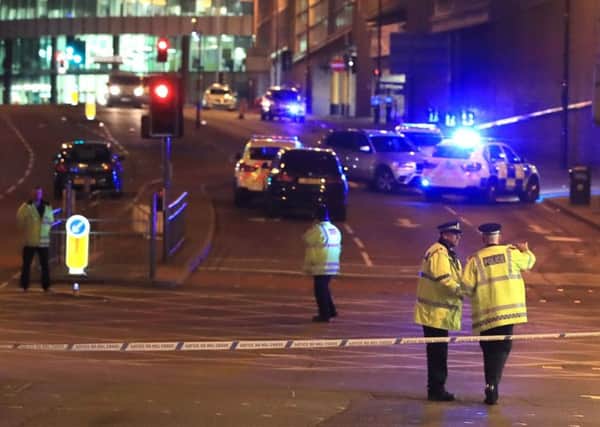 Emergency services at Manchester Arena