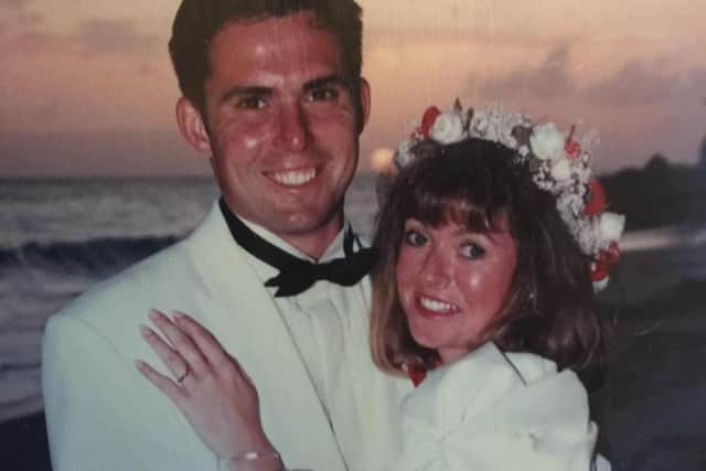 Michelle and Tony married in 1995 in Barbados